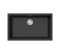 Кухонная мойка Omoikiri Okinoshima 76-U/I-BL Natceramic 76x46 см черный 4997146