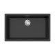 Кухонная мойка Omoikiri Okinoshima 76-U/I-BL Natceramic 76x46 см черный 4997146