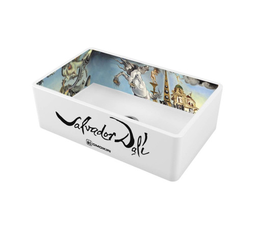 Кухонная мойка Omoikiri Mikura 76-Dali Natceramic 76x46 см белая 4993023