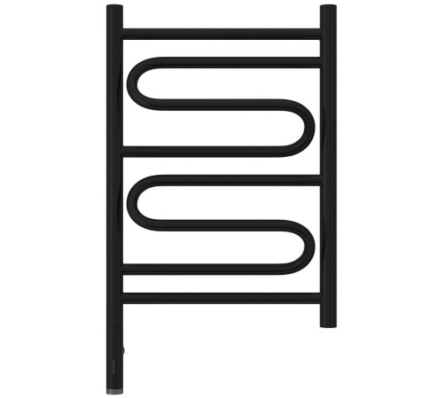 Полотенцесушитель электрический Сунержа Элегия 3.0 432x724 мм левый матовый черный 31-5818-6040