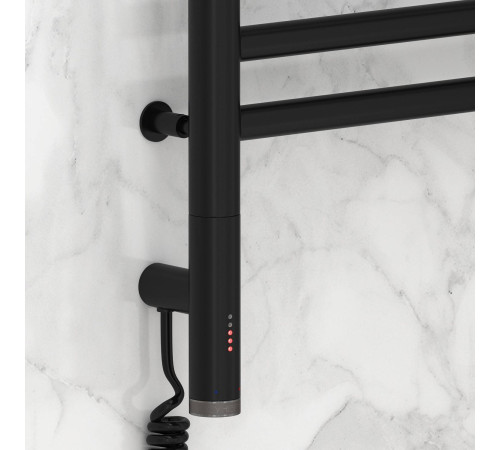 Полотенцесушитель электрический Сунержа Элегия 3.0 432x724 мм левый матовый черный 31-5818-6040