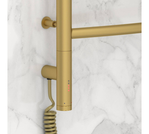 Полотенцесушитель электрический Сунержа Галант 3.0 432x924 мм левый матовое золото 032-5800-8040