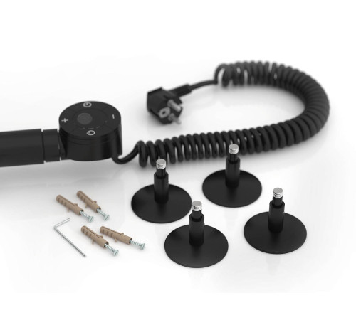 Полотенцесушитель электрический Стилье Формат 22 45.8x66.5 см черный 31522-6040