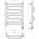 Полотенцесушитель электрический Стилье Формат 22 45.8x66.5 см без покрытия 00522-6040