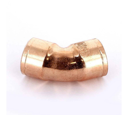 Угол двухраструбный 45 градусов пайка Viega 15 мм 100483