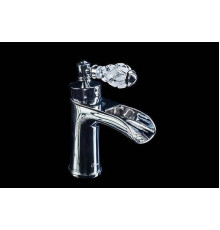 Смеситель для раковины Boheme Vogue Crystal однорычажный хром глянцевый 221-CRST