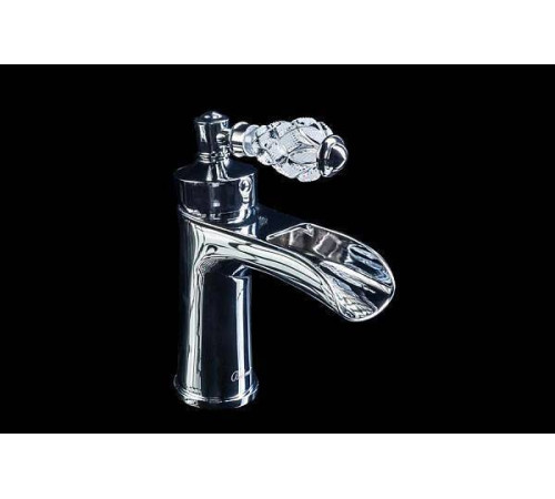 Смеситель для раковины Boheme Vogue Crystal однорычажный хром глянцевый 221-CRST