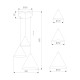 Подвесной светильник 11086 CONO MIX
