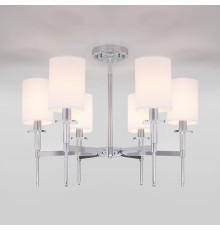 Классическая люстра с абажурами 60132/6 хром