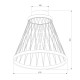Потолочный светодиодный светильник 40018/1 LED коричневый