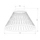 Потолочный светодиодный светильник 40019/1 LED коричневый