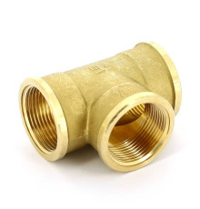 Тройник латунный Tiemme 1 1/4 ВР 1500029