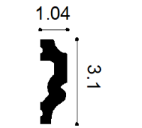 Молдинг Orac Decor Axxent PX116