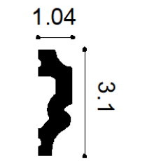 Молдинг Orac Decor Axxent PX116