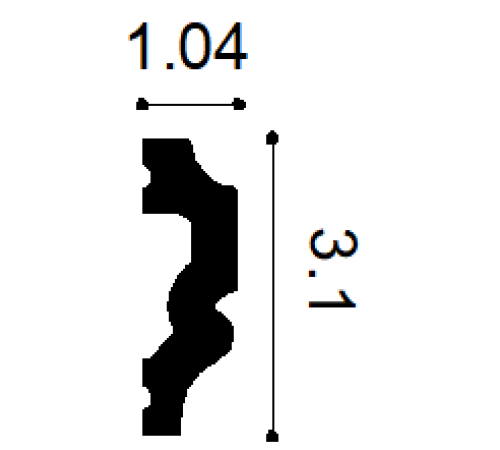 Молдинг Orac Decor Axxent PX116