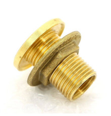 Выпуск резервуарный Uni-Fitt 1/2 НР с контргайкой и фланцем без заглушки 632G2000