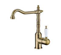 Смеситель для кухни Boheme Medici Ripresa с фильтром для питьевой воды бронза 101