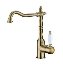 Смеситель для кухни Boheme Medici Ripresa с фильтром для питьевой воды бронза 101