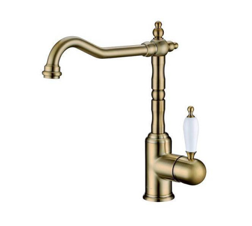 Смеситель для кухни Boheme Medici Ripresa с фильтром для питьевой воды бронза 101