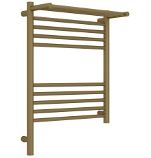 Полотенцесушитель электрический Сунержа Богема 3.1 с 1 полкой 500x600 мм левый золото матовое 032-6006-6050