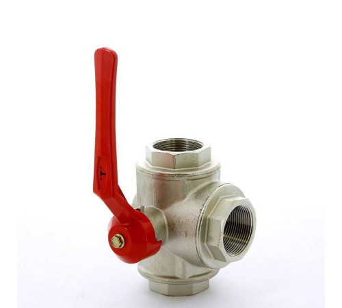 Кран шаровой трехходовой ITAP 128 T-порт рычаг 1 1/2 ВВ 1280112T