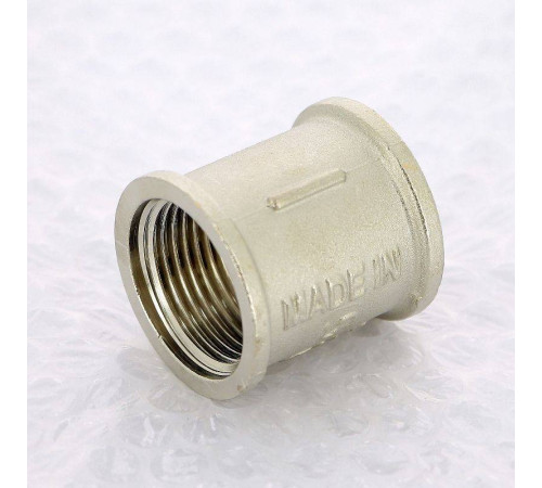 Муфта резьбовая никелированная Uni-Fitt ВР-ВР 1 602N4400