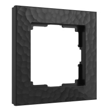 Рамка из поликарбоната на 1 пост Hammer черный W0012408