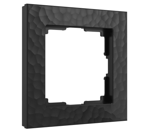Рамка из поликарбоната на 1 пост Hammer черный W0012408