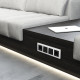 Рамка из стекла на 4 поста Senso белый soft-touch W0043101