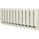 Радиатор биметаллический Global STYLE PLUS 350 12 секций боковое подключение RAL 9010 STP03501012