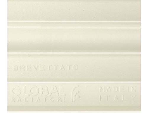 Радиатор биметаллический Global STYLE PLUS 350 12 секций боковое подключение RAL 9010 STP03501012
