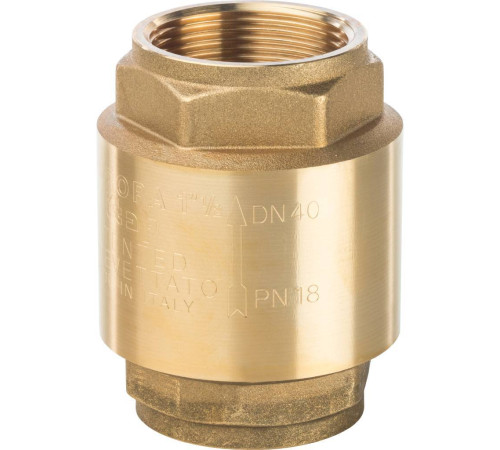 Клапан обратный пружинный STOUT 1 1/2 с металлическим седлом SVC-0001-000040