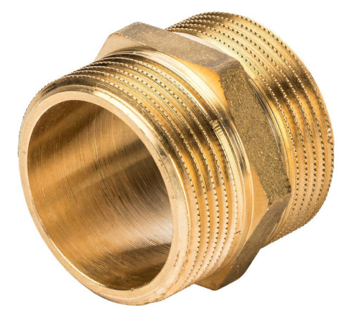 Ниппель STOUT 1 1/4 НР-НР латунный SFT-0003-114114