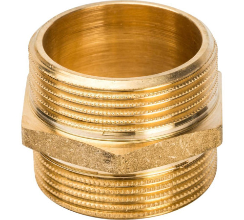 Ниппель STOUT 1 1/2 НР-НР латунный SFT-0003-112112