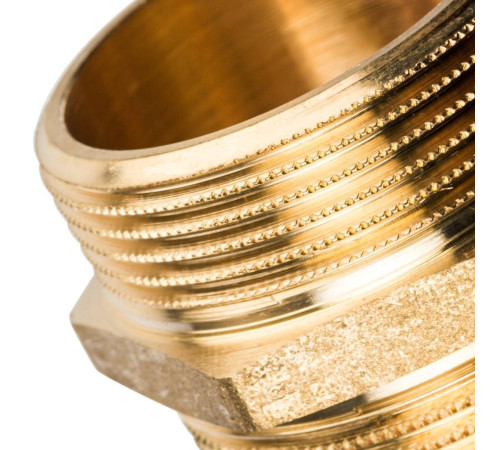 Ниппель STOUT 1 1/2 НР-НР латунный SFT-0003-112112