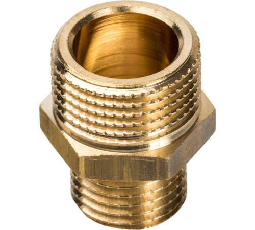 Ниппель переходной STOUT 3/8x1/4 НН латунный SFT-0003-003814