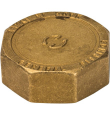 Заглушка резьбовая STOUT 1 1/2 ВР латунная SFT-0026-000112