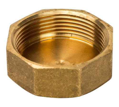 Заглушка резьбовая STOUT 1 1/2 ВР латунная SFT-0026-000112