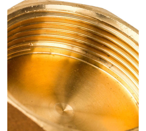 Заглушка резьбовая STOUT 1 1/2 ВР латунная SFT-0026-000112