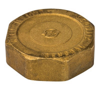 Заглушка резьбовая STOUT 2 ВР латунная SFT-0026-000002