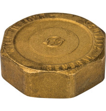 Заглушка резьбовая STOUT 2 ВР латунная SFT-0026-000002