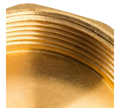 Заглушка резьбовая STOUT 2 ВР латунная SFT-0026-000002