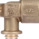 Угольник настенный STOUT с длинным патрубком 16-Rp 1/2 SFA-0032-001612