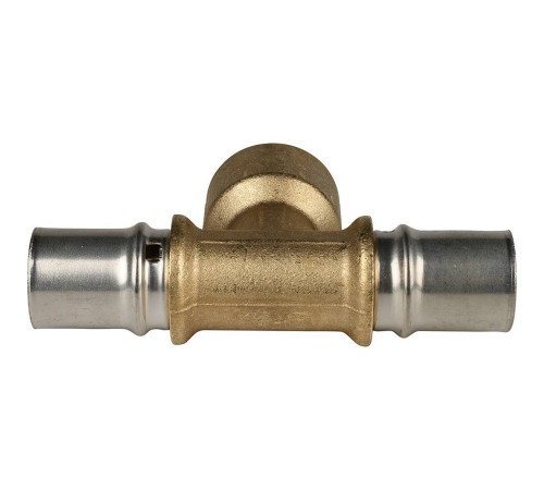 Тройник-переходник пресс STOUT с внутренней резьбой 20х3/4х20 SFP-0007-003420