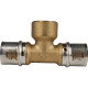 Тройник-переходник пресс STOUT с внутренней резьбой 26х3/4х26 SFP-0007-003426