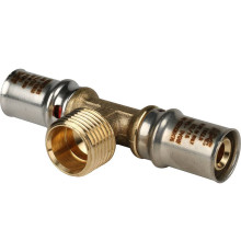 Тройник-переходник пресс STOUT с наружной резьбой 16х1/2х16 SFP-0008-161216