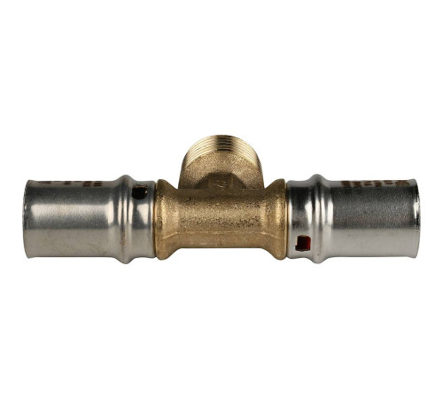 Тройник-переходник пресс STOUT с наружной резьбой 16х1/2х16 SFP-0008-161216