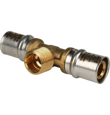 Тройник-переходник пресс STOUT с наружной резьбой 20х1/2х20 SFP-0008-201220