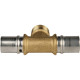 Тройник-переходник пресс STOUT с наружной резьбой 20х3/4х20 SFP-0008-203420