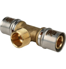 Тройник-переходник пресс STOUT с наружной резьбой 26х3/4х26 SFP-0008-263426